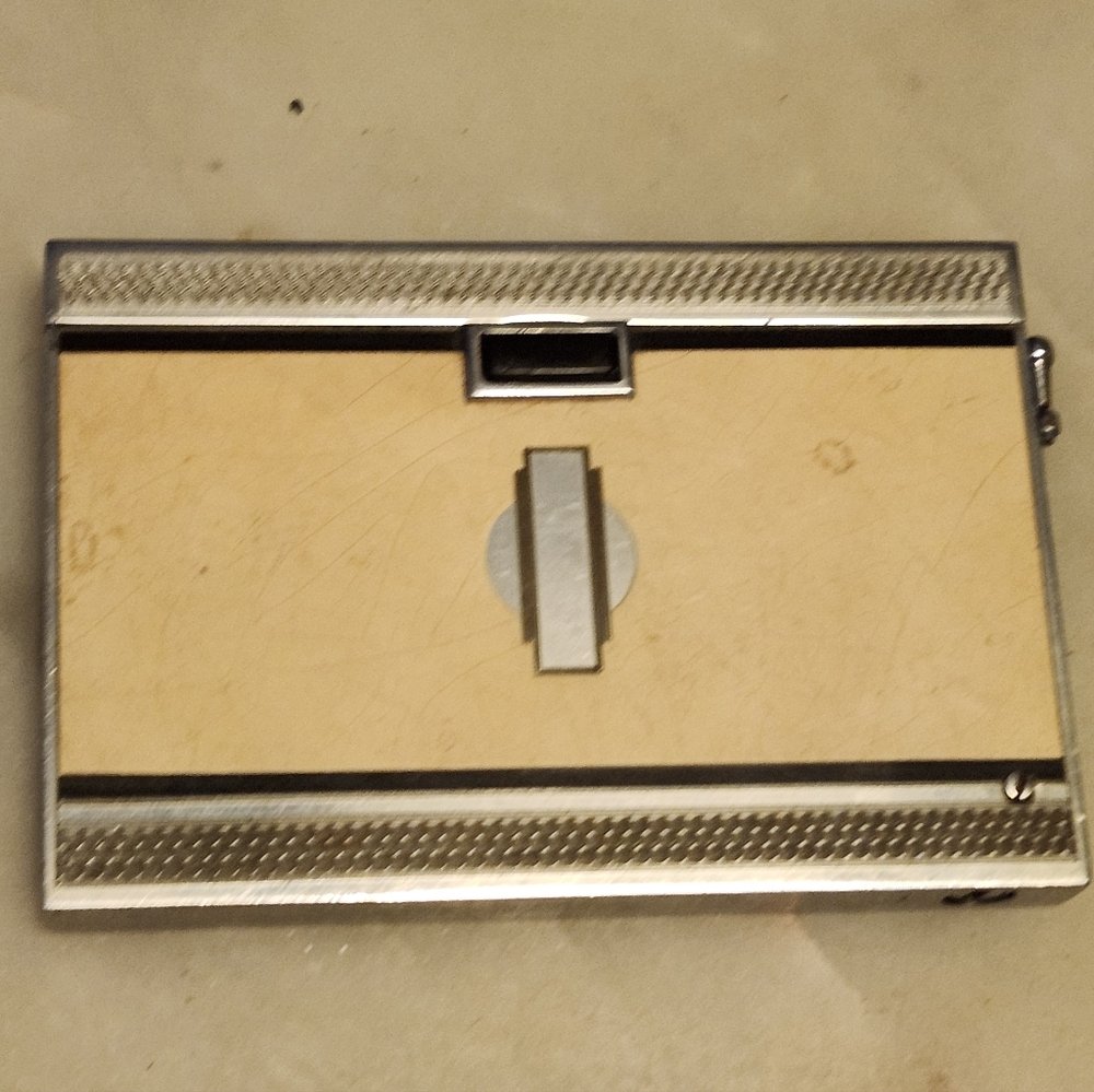 Vintage Art Deco Ronson Mastercase Cigarette Compact Case